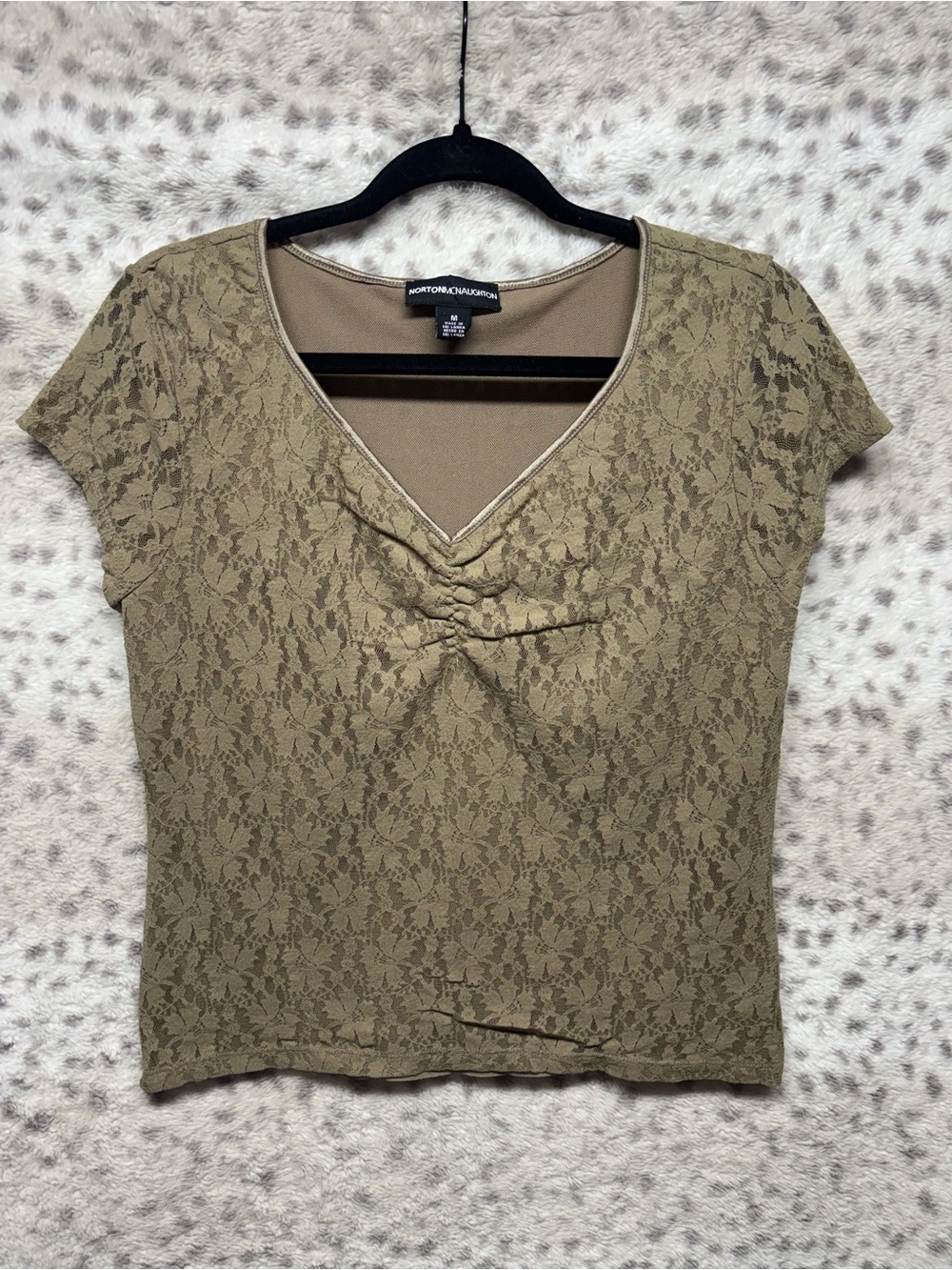 VINTAGE Y2K NORTON MCNAUGHTON LACE TOP